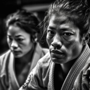 A powerful and dynamic photography that captures the essence of the Lessons of BJJ: What We Can Learn About Ourselves and Others on the Mat