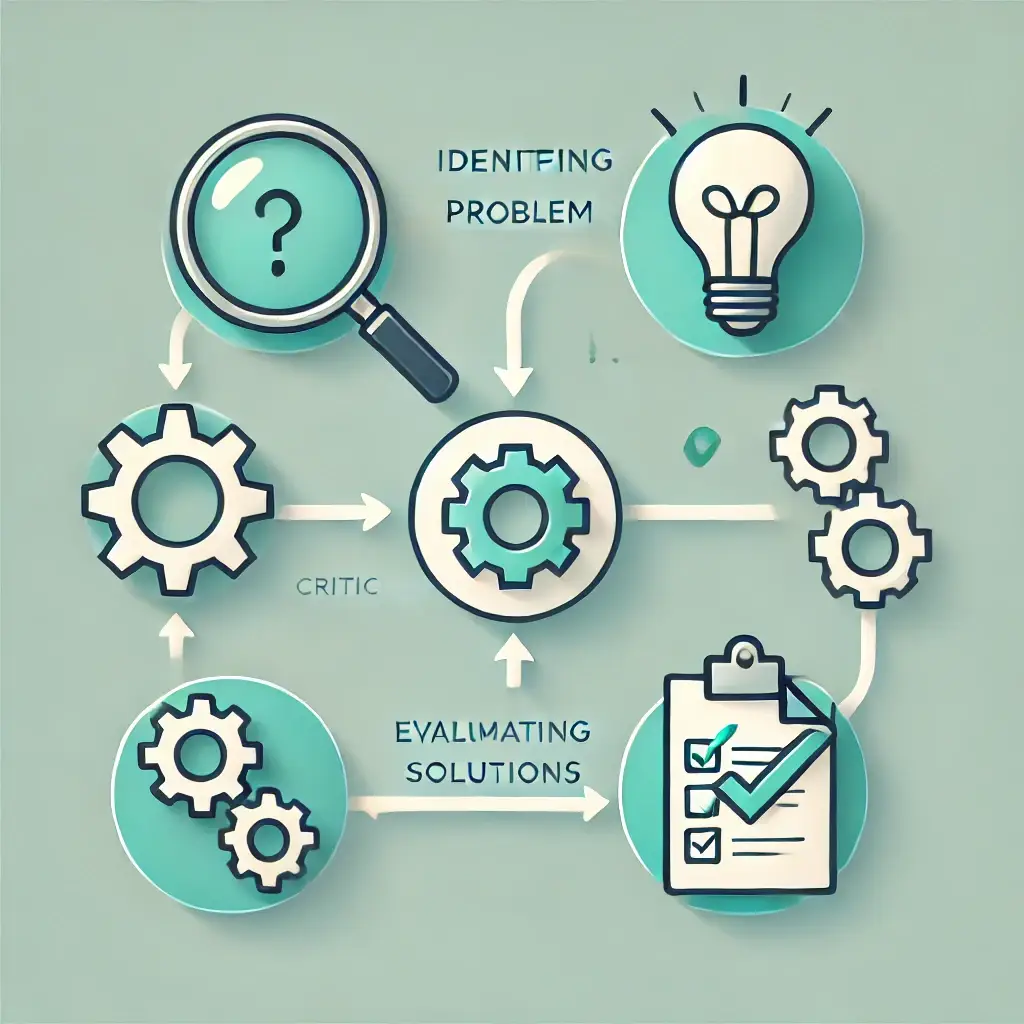 how to solve problems - an infograph