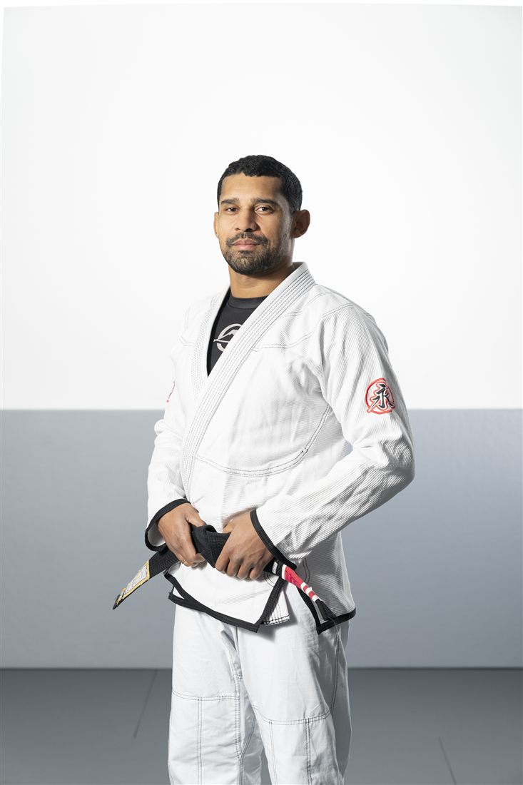 Rodrigo Fernandes, Jiu-Jitsu-Schwarzgurt und Yogalehrer in Berlin